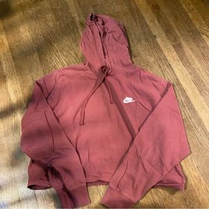 Vintage wash nike crop sweatshirt
